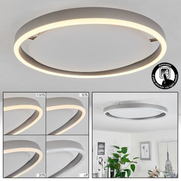 Barril Lámpara de Techo LED Aluminio, 1 luz