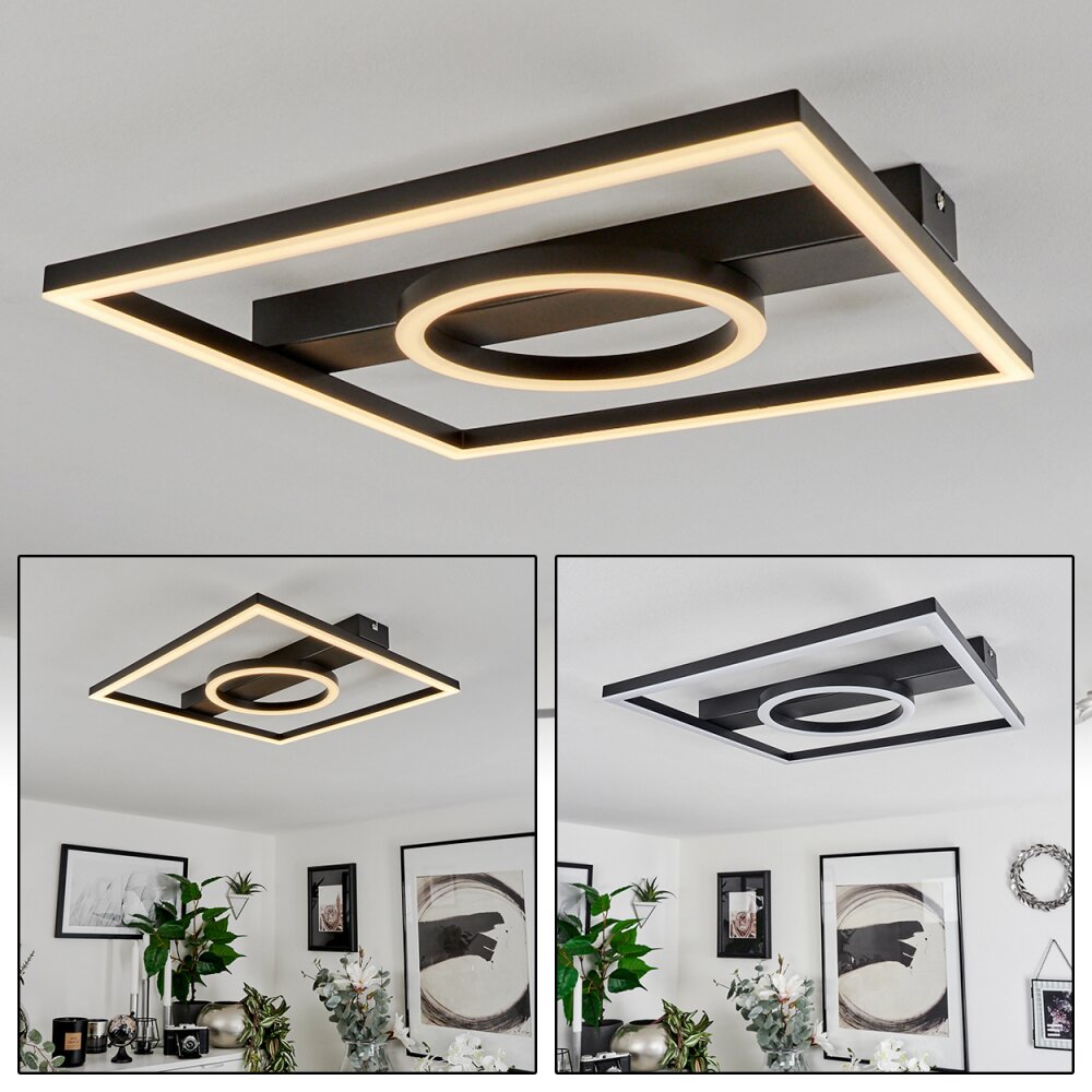 Canhoso Lámpara de Techo LED Negro, 1 luz main product photo
