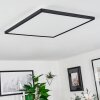 Folgares Lámpara de Techo LED Negro, 1 luz