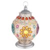 Globo GELASIUS Lámpara de mesa Gris, Plata, 1 luz