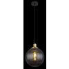 Globo POTTER Lámpara Colgante Latón, Negro, 1 luz