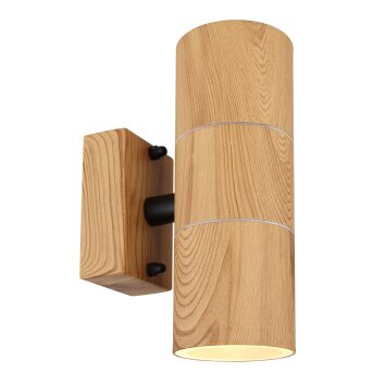 Globo STYLE Aplique para exterior Color madera, 2 luces