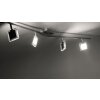 Leuchten Direkt Tony Lámpara de Techo LED Cromo, Níquel-mate, 4 luces