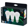 BELLALUX® CLA Juego de 3 LED E27 10 watt 4000 Kelvin 1055 Lumen