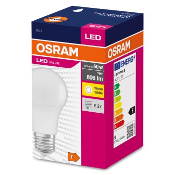 OSRAM CLASSIC A LED E27 8.5 W 2700 Kelvin 806 Lumen