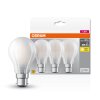 OSRAM CLASSIC A Juego de 3 LED B22d 6,5 watt 2700 Kelvin 806 Lumen