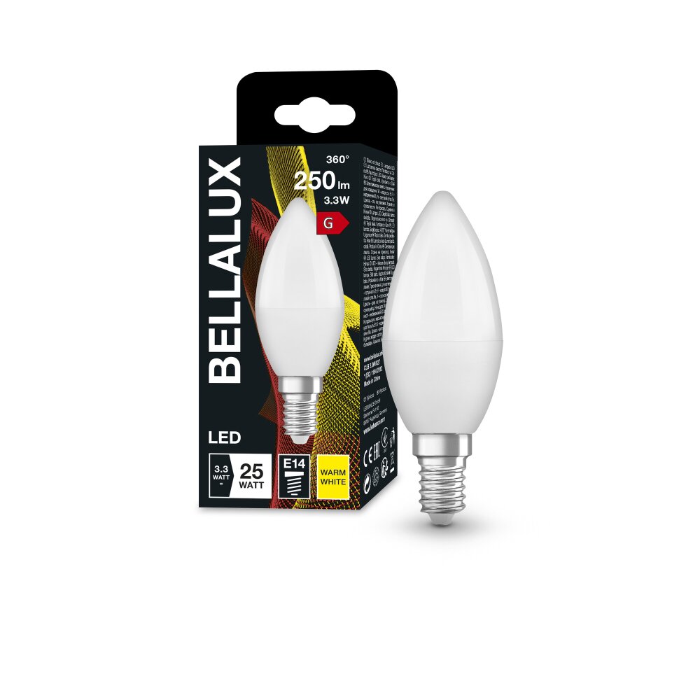 BELLALUX® LED E14 3,3 W 2700 Kelvin 250 Lumen main product photo