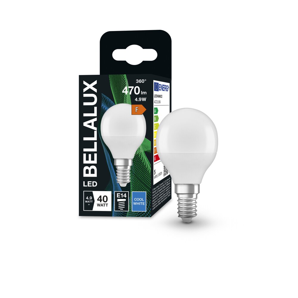 BELLALUX® LED E14 4,9 W 4000 Kelvin 470 Lumen main product photo