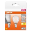 OSRAM LED Retrofit Juego de 2 E14 4 watt 2700 Kelvin 470 Lumen
