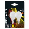 BELLALUX® Juego de 2 LED E14 4,9 watt 2700 Kelvin 470 Lumen