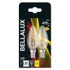 BELLALUX® Juego de 2 LED E14 de 4 watt 2700 Kelvin 470 Lumen BELLALUX® Juego de 2 LED E14 de 4 watt 2700 Kelvin 470 Lumen