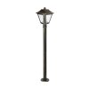 LEDVANCE ENDURA® Poste de Jardín dorado, Negro, 1 luz