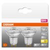 OSRAM LED STAR Juego de 2 GU10 4,3 W 2700 Kelvin 350 Lumen