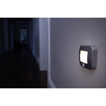 LEDVANCE NIGHTLUX® Luz nocturna Plata, 1 luz, Sensor de movimiento