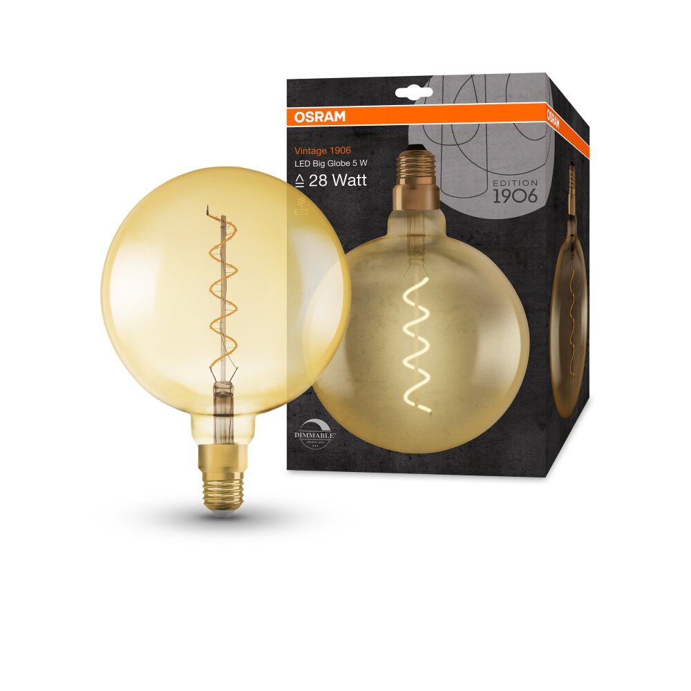OSRAM Vintage 1906® LED E27 4 W 2000 Kelvin 300 Lumen main product photo
