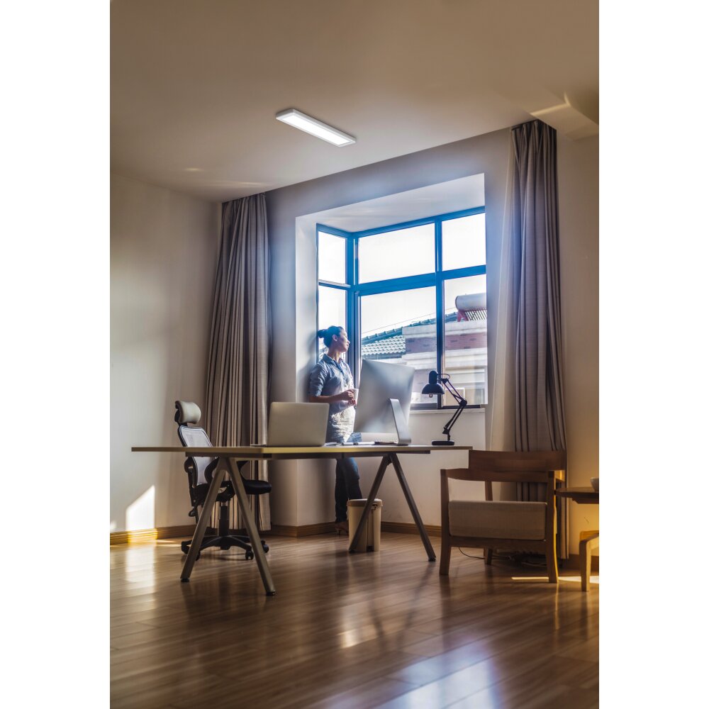 LEDVANCE OFFICE LINE Lámpara de Techo Blanca, 1 luz main product photo