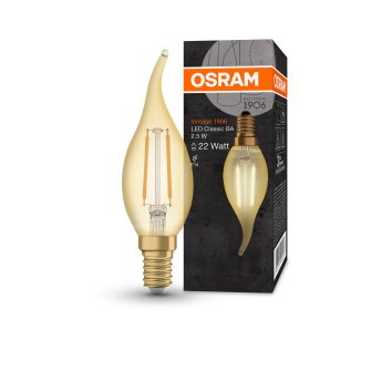 OSRAM Vintage 1906® LED E14 2,5 W 2400 Kelvin 220 Lumen