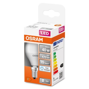 OSRAM LED STAR E14 4,9 W 6500 Kelvin 470 Lumen