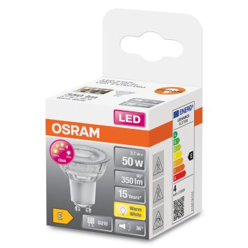 OSRAM LED GU10 3,7 W 2700 Kelvin 350 Lumen