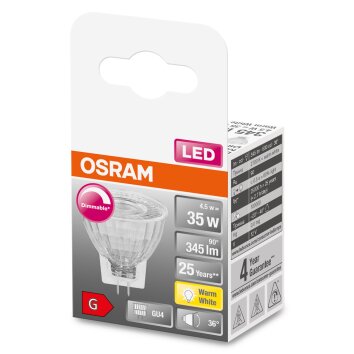 OSRAM LED SUPERSTAR GU4 4,5 W 2700 Kelvin 345 Lumen