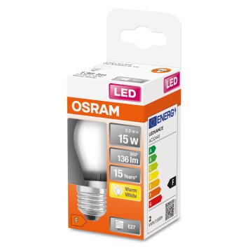 OSRAM LED Retrofit E27 1,5 W 2700 Kelvin 136 Lumen
