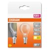 OSRAM LED Retrofit Juego de 2 E14 4 watt 2700 Kelvin 470 Lumen