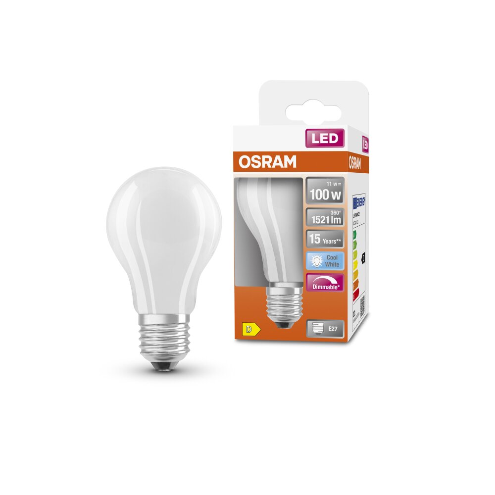 OSRAM LED Retrofit E27 11 W 4000 Kelvin 1521 Lumen main product photo