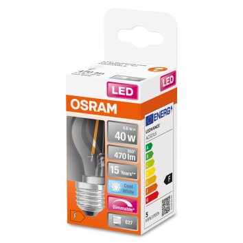 OSRAM LED Retrofit E27 4,8 W 4000 Kelvin 470 Lumen
