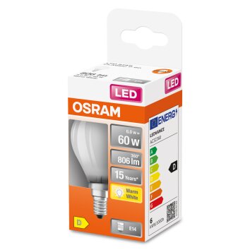 OSRAM LED Retrofit E14 5,5 W 2700 Kelvin 806 Lumen