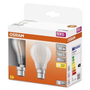 OSRAM LED Retrofit Juego de 2 E27 4 watt 2700 Kelvin 420 Lumen