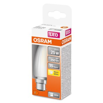 OSRAM LED Retrofit B22d 2,5 W 2700 Kelvin 250 Lumen