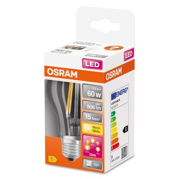 OSRAM CLASSIC A LED E27 6.5 W 2700 Kelvin 806 Lumen