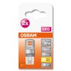 OSRAM LED PIN Juego de 2 G9 1,9 watt 2700 Kelvin 200 Lumen