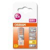 OSRAM LED PIN Juego de 2 G9 2,6 watt 2700 Kelvin 320 Lumen