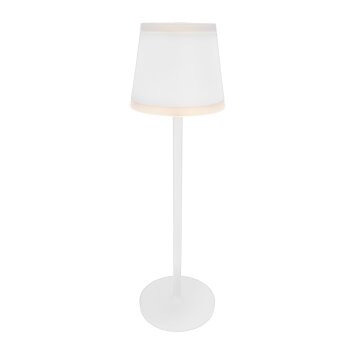 Globo RIDLEY Lámpara de mesa LED Blanca, 1 luz
