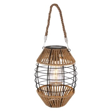 Globo SOLAR Lámpara de mesa LED Negro, 1 luz