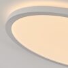 Sasinhosa Lámpara de Techo LED Blanca, 1 luz, Mando a distancia