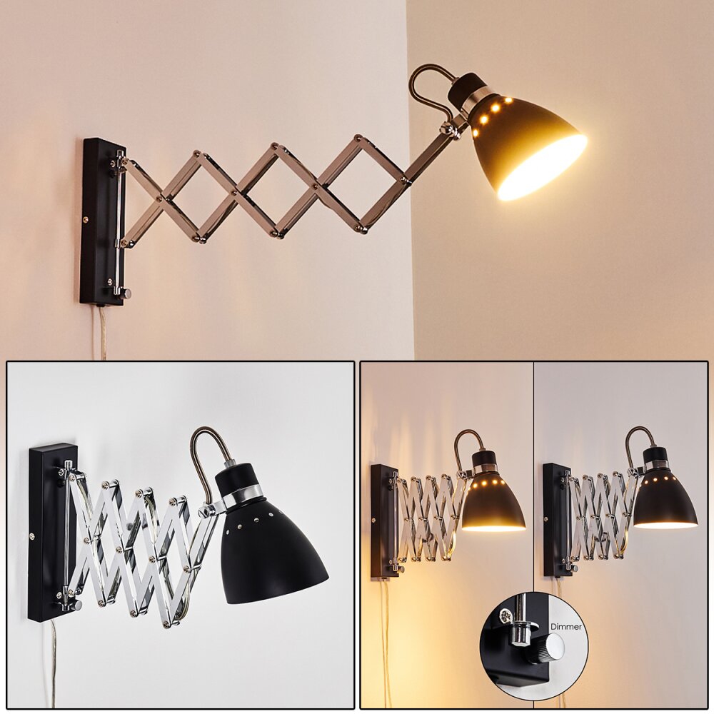 Stranderott Aplique Cromo, Negro, 1 luz main product photo