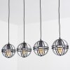 Freguesia Lámpara Colgante Negro, 4 luces