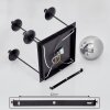 Salamonde Lámpara de Techo Negro, 5 luces