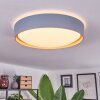 Louea Lámpara de Techo LED Marrón, Gris, Color madera, 1 luz