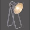 Leuchten-Direkt SAMIA Lámpara de Mesa Gris, 1 luz