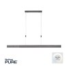 Paul Neuhaus PURE-MOTO Lámpara Colgante LED Gris, 3 luces, Mando a distancia