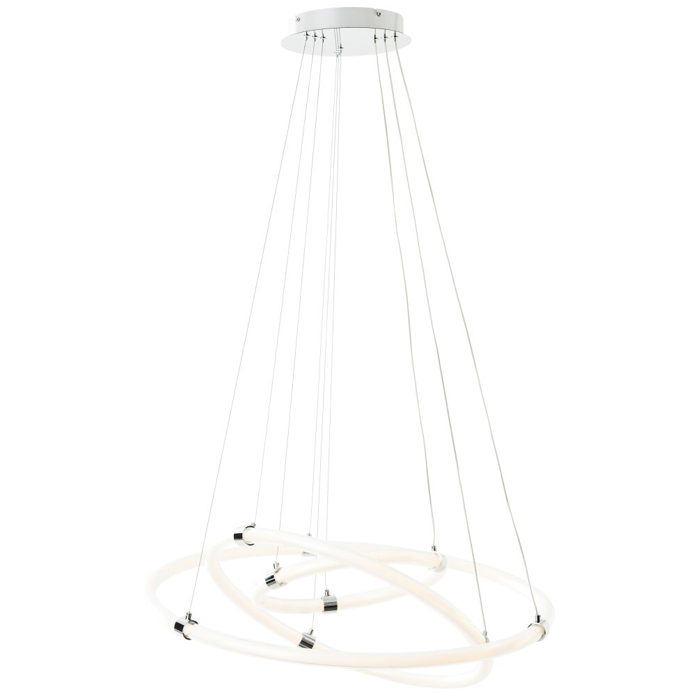 Brilliant Poolen Lámpara Colgante LED Plata, 1 luz, Mando a distancia main product photo