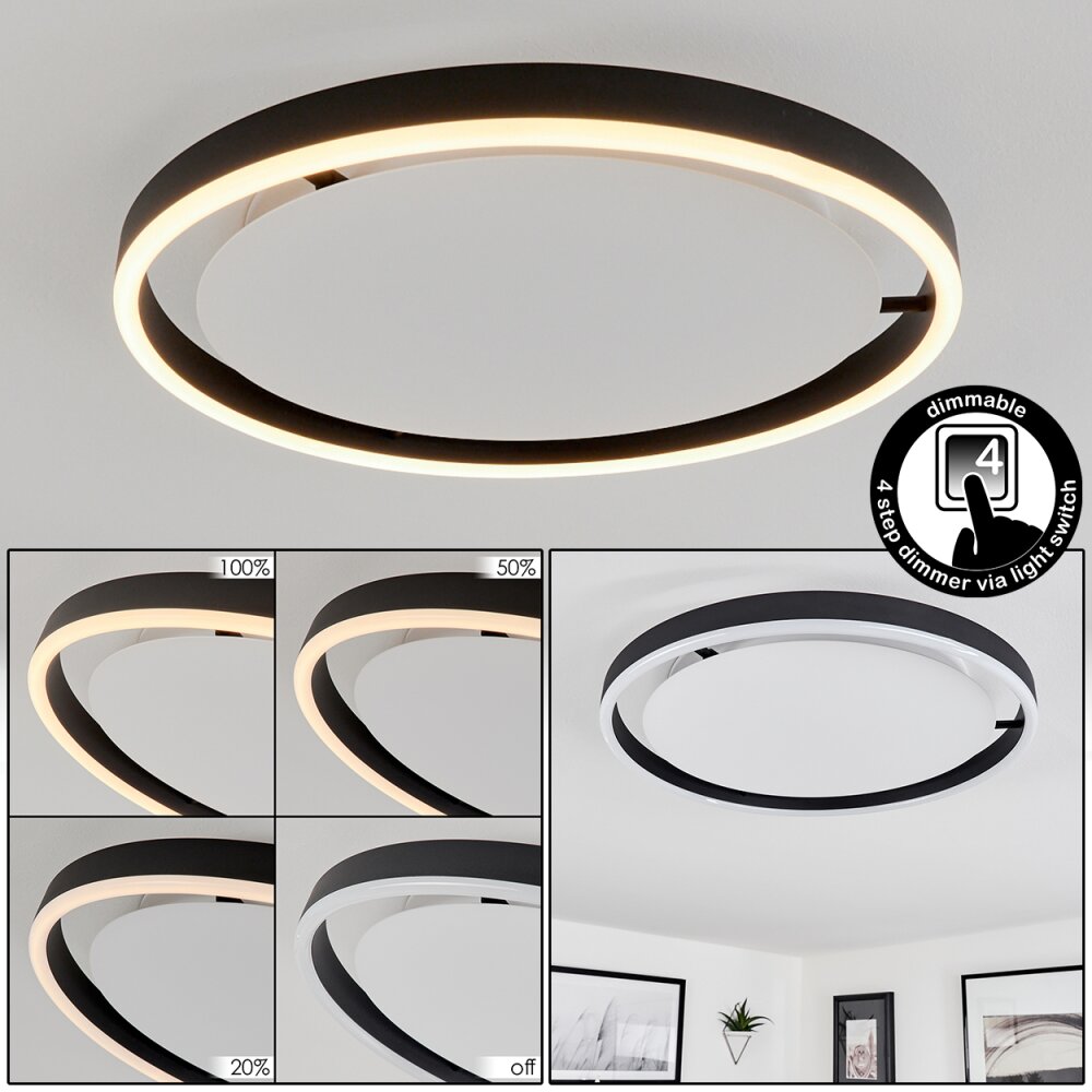 Barril Lámpara de Techo LED Blanca, 1 luz main product photo