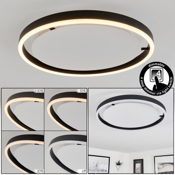 Barril Lámpara de Techo LED Blanca, 1 luz