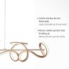 Leuchten Direkt CURLS Lámpara Colgante LED Latón, 4 luces