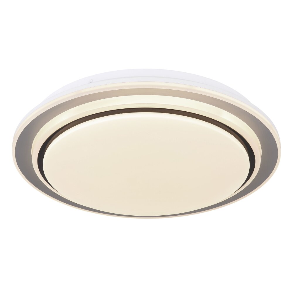 Globo FOPPA Lámpara de Techo LED Blanca, 2 luces, Mando a distancia, Cambia de color main product photo
