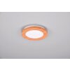 Reality Camillus Lámpara de Techo LED Color madera, Blanca, 1 luz