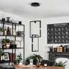 Chlak Lámpara Colgante LED Negro, 2 luces, Mando a distancia
